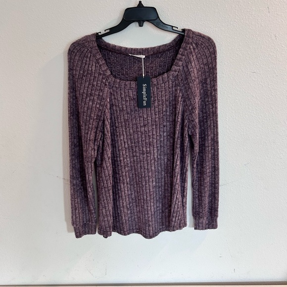 Simple Fun Sweaters - Simple Fun Women’s Purple Sweater Tunic
NWT

Size XL